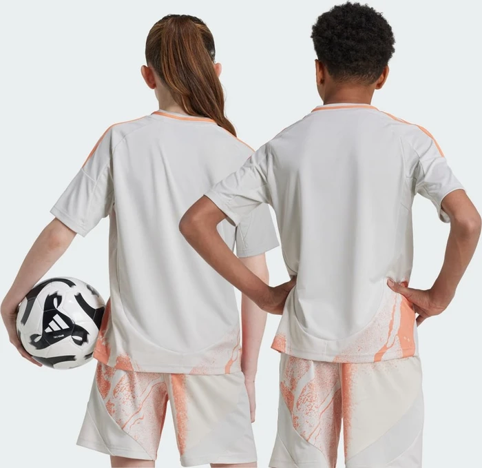 adidas AS Rom 2024/2025 Auswärtstrikot talc/easy orange (Junior)