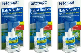 Tetesept Hals & Rachen Akut Spray, 90ml (3x 30ml)