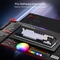 Redragon Ucal K673 Pro, schwarz/weiß, LEDs RGB, Redragon RED, USB/Bluetooth, DE Vorschaubild