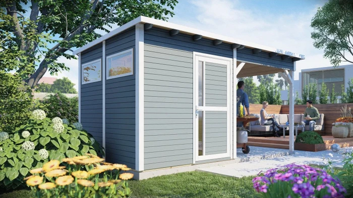 Bertilo Pentus 2 Gartenhaus Lounge 449x234cm