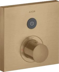 Hansgrohe AXOR ShowerSelect Thermostat Unterputz eckig für 1 Verbraucher brushed bronze