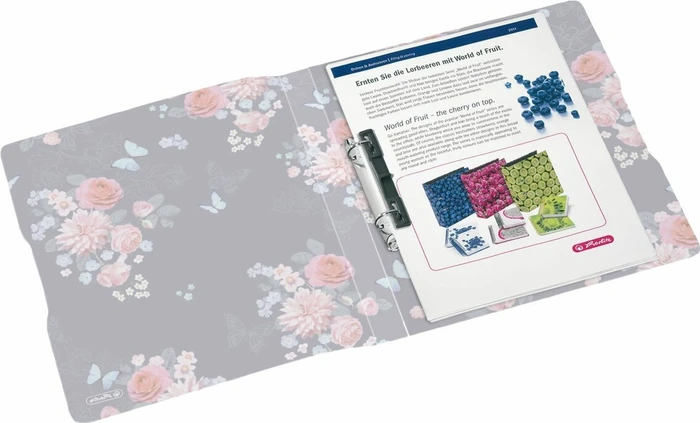 Herlitz easy orga to go Ringbuch 2-Ring, 25mm, A4, Ladylike Flowers