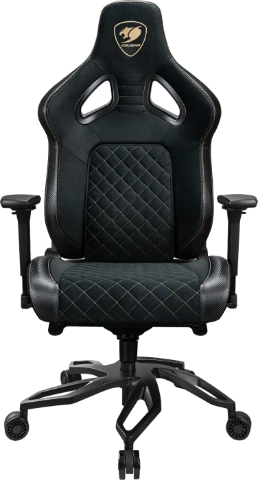 Cougar Titan Pro V2 Gold F CGR-T2F-GLB Gamingstuhl, schwarz/gold