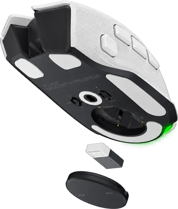 Razer Basilisk V4 HyperSpeed, weiß, USB/Bluetooth