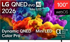 LG QNED evo AI 100QNED87B6 Mini LED