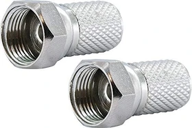Schwaiger F-Stecker, 8mm, 2 Stück