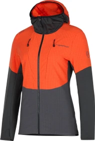 La Sportiva Session Tech Hoody Funktionsjacke carbon/cherry tomato (Damen)