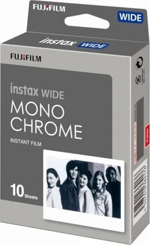 Fujifilm instax WIDE Sofortbildfilm Monochrome, 10 Aufnahmen