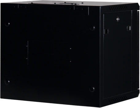 Rockstable 19" Wandschrank 9HE, Gitternetztür, IP2X, schwarz, 440mm tief