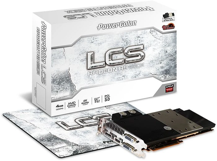 PowerColor Radeon R9 290X LCS OC, 4GB GDDR5, 2x DVI, HDMI, DP