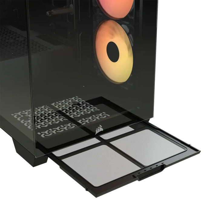 Corsair 3500X RS-R ARGB, schwarz, Glasfenster