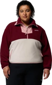 Columbia Sequoia Grove Half Zip Fleece Pullover rich wine/dark stone/eraser pink (Damen)