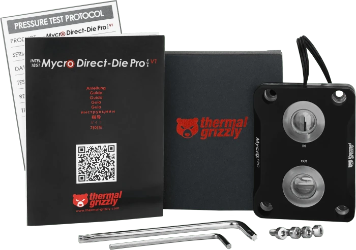 Thermal Grizzly Mycro Direct-Die PRO, Intel 1851, V1, RGB