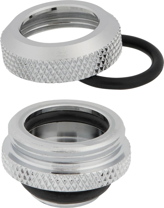 Corsair Hydro X Series XF Hardline, OD Fitting G1/4" auf 14mm, chrome, 4er-Pack