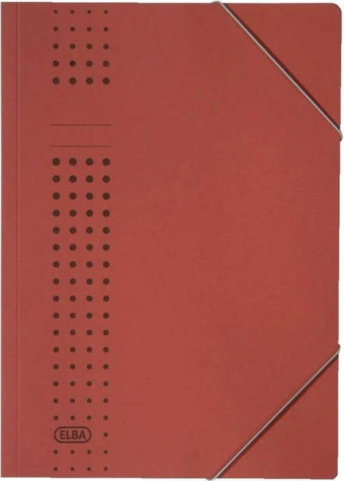 Elba Chic Sammelmappe mit Eckspanner, A4, rot