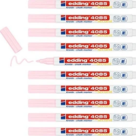 edding 4085 Kreidemarker pastellrosa, 10er-Pack