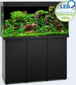 Juwel Rio 350 LED Aquarium-Set mit Unterschrank, schwarz/schwarz, 350l