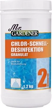 Mr. Gardener Chlor Pool-Desinfektion 1.2kg