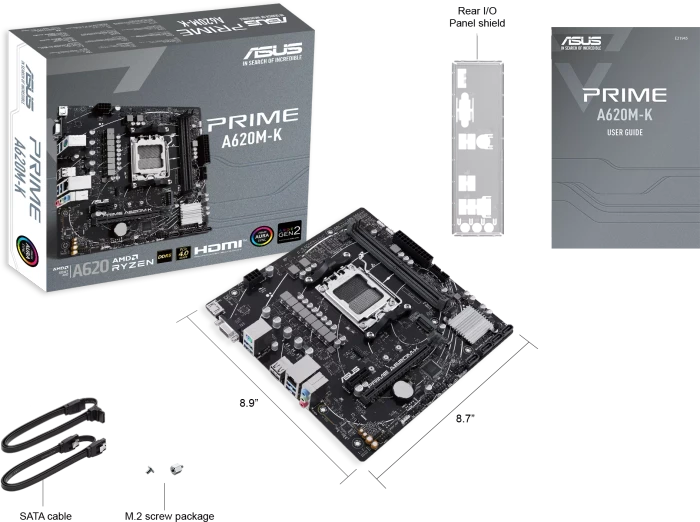 ASUS Prime A620M-K (AMD AM5)