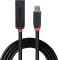 Lindy USB 3.0 aktives Verlängerungskabel Slim schwarz, USB-A [Stecker] auf USB-A [Buchse], 3m Vorschaubild