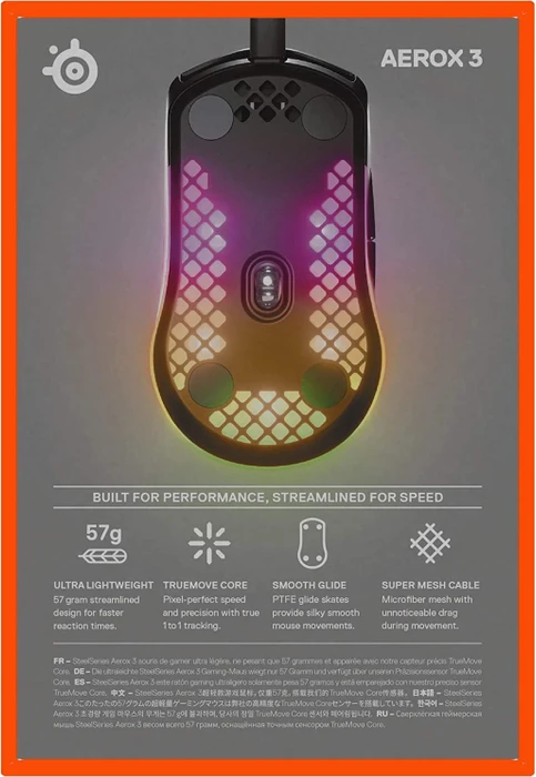 SteelSeries Aerox 3 schwarz, USB