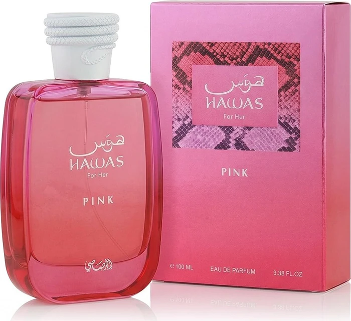 Rasasi Hawas For Her Pink Eau de Parfum, 100ml