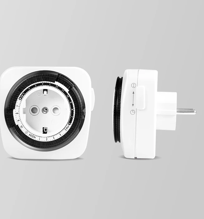 LogiLink analoge Tageszeitschaltuhr, IP20, weiß