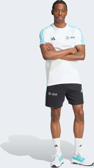 adidas Mercedes AMG Petronas Formula One Team DNA T-Shirt kurzarm weiß/schwarz (Herren)