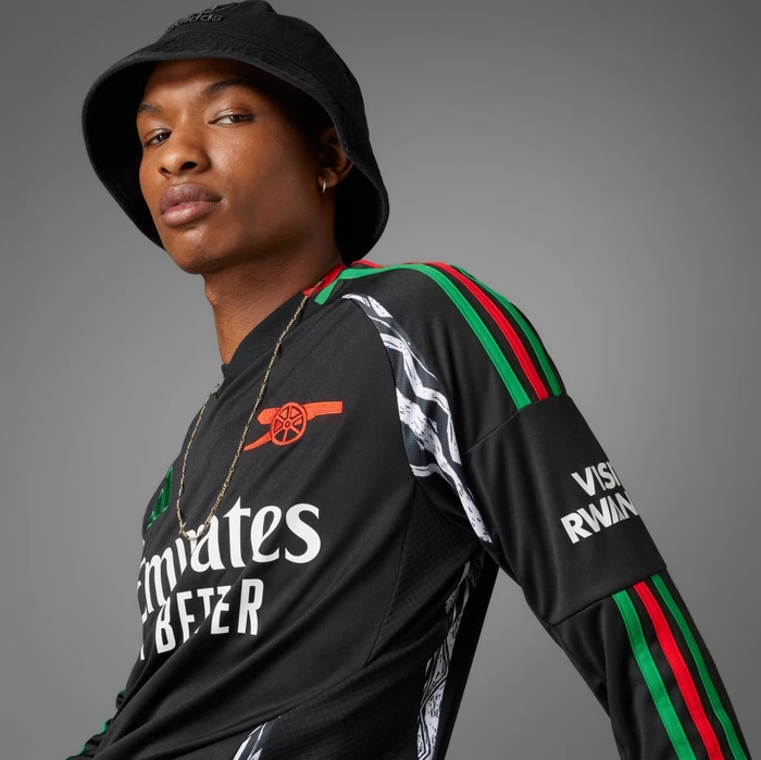 adidas FC Arsenal 2024/2025 Auswärtstrikot langarm black (Herren)