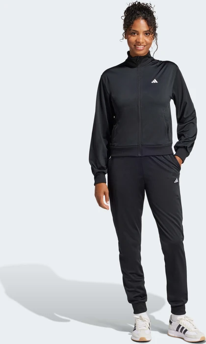 adidas Essentials Feel Cozy Trainingsanzug schwarz (Damen)
