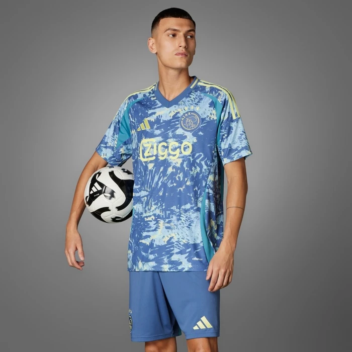 adidas Ajax 2024/2025 Auswärtstrikot crew blue (Herren)