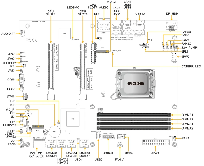 Supermicro X14SAE, bulk (Intel 1851)