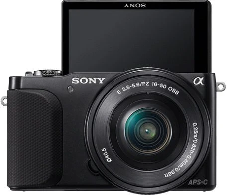 Sony Alpha NEX-3N schwarz mit Objektiv E PZ 16-50mm 3.5-5.6 OSS