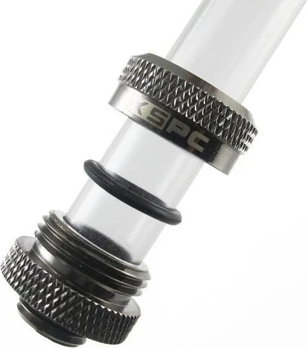 XSPC Rohranschluss G1/4" auf 14/10mm, schwarz verchromt
