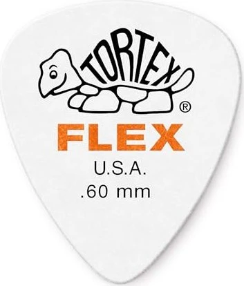 Dunlop Tortex Flex Pick, .60mm, 12-Pack