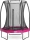 Salta Comfort 153cm Trampolin rosa (5070P)