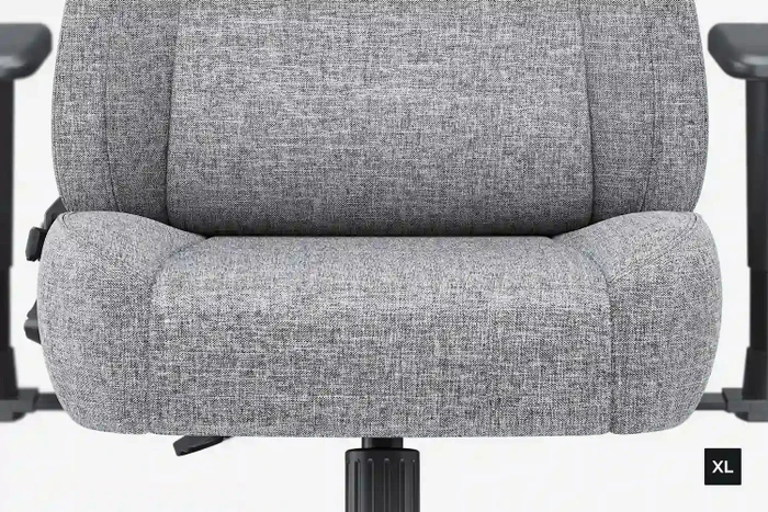 Anda Seat Novis Ultra Gamingstuhl, Size XL, Stoff grau