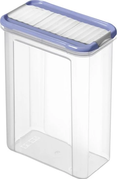 Rotho Domino Streudose Aufbewahrungsbehälter 1.5l horizontblau