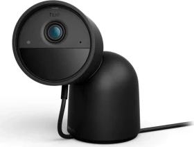 Philips Hue Secure Kamera, kabelgebunden mit Standfuß, schwarz
