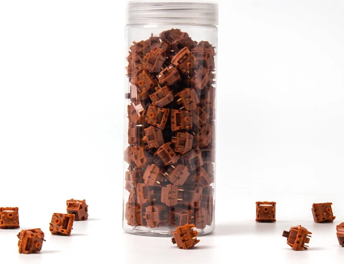 Keychron Gateron Cap V2 Golden-Brown Switch Set, 110er-Pack