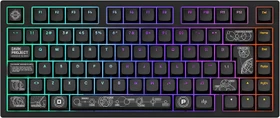 Dark Project ALU81A Terra Nova Wireless Gaming Keyboard, schwarz, LEDs RGB, g3ms Moonstone, USB/Bluetooth, DE