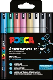 Uni-Ball POSCA PC-1MR Acrylmarker sortiert, 8er-Set