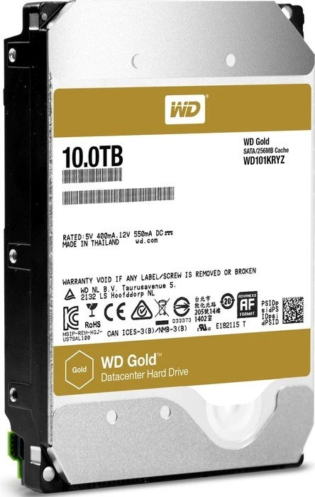 Western Digital WD Gold 10TB, 24/7, 512e / 3.5" / SATA 6Gb/s