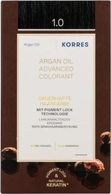 Korres Argan Oil Permanent Hair Colorant Haarfarbe 1.0 schwarz