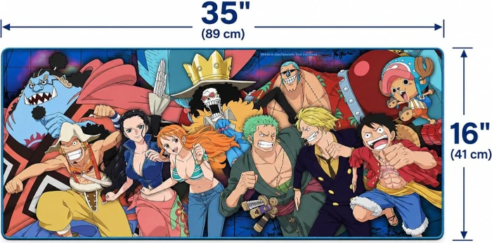 ABYstyle One Piece Gaming Mousepad XXL, 900x400mm, Straw Hat Crew (ABYACC625) – Bild 4 von 6