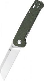 QSP Penguin Liner Taschenmesser green micarta/satin