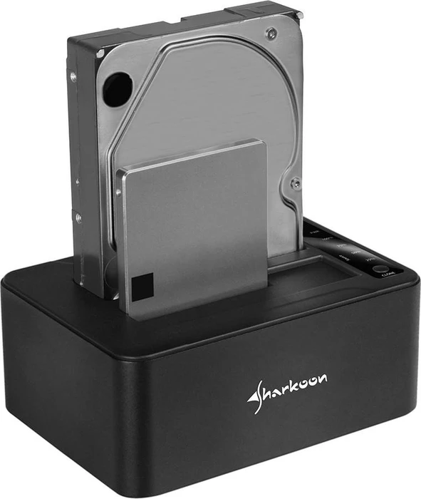 Sharkoon SATA Quickport Duo Clone, USB-C 3.1