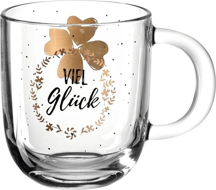 Leonardo Emozione Teetasse 400ml viel glück