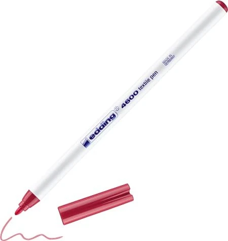 edding 4600 Textilmarker karminrot