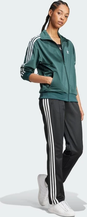 adidas Adicolor Classics Loose Firebird Originals Trainingsjacke mineral green (Damen)